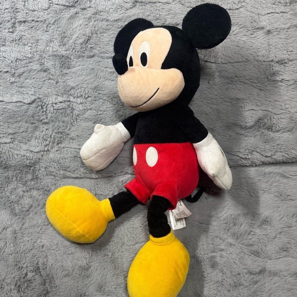Disney Mickey Mouse Plush - Black, Red, Yellow - Picture 2 of 6